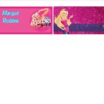 Barbie sticker